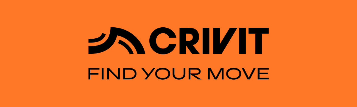Logo Crivit: Encontre seu movimento.